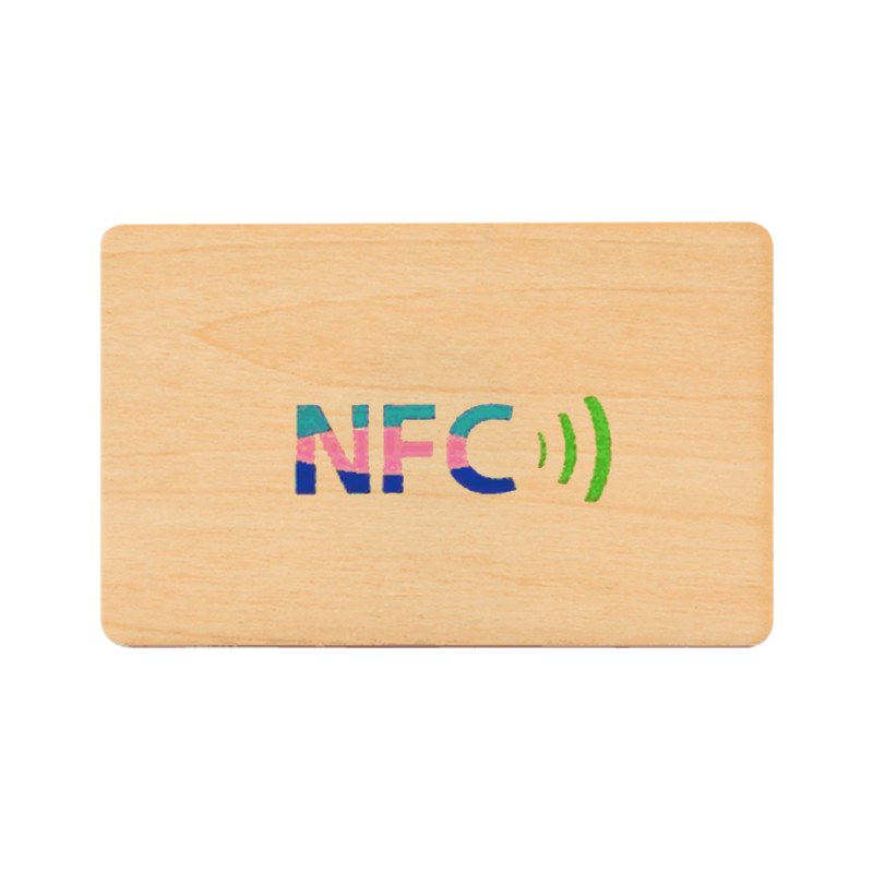 Cartão de madeira NFC