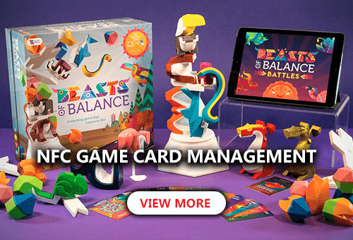 Cartão de jogo NFC para o projeto Beasts of Balance