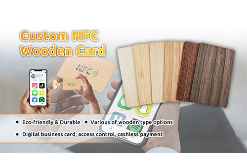 Você sabe mais detalhes sobre o cartão de madeira NFC personalizado?